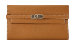 Hermes Kelly Wallet, Leather, Gold, X(2016), 3*